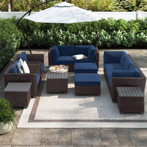 Sol 72 Outdoor™ Tegan Wicker/Rattan 4 Person Seating Group with